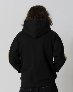 Sweats|JACKER NAUTICAL ZIPPED HOODIE - BLACK