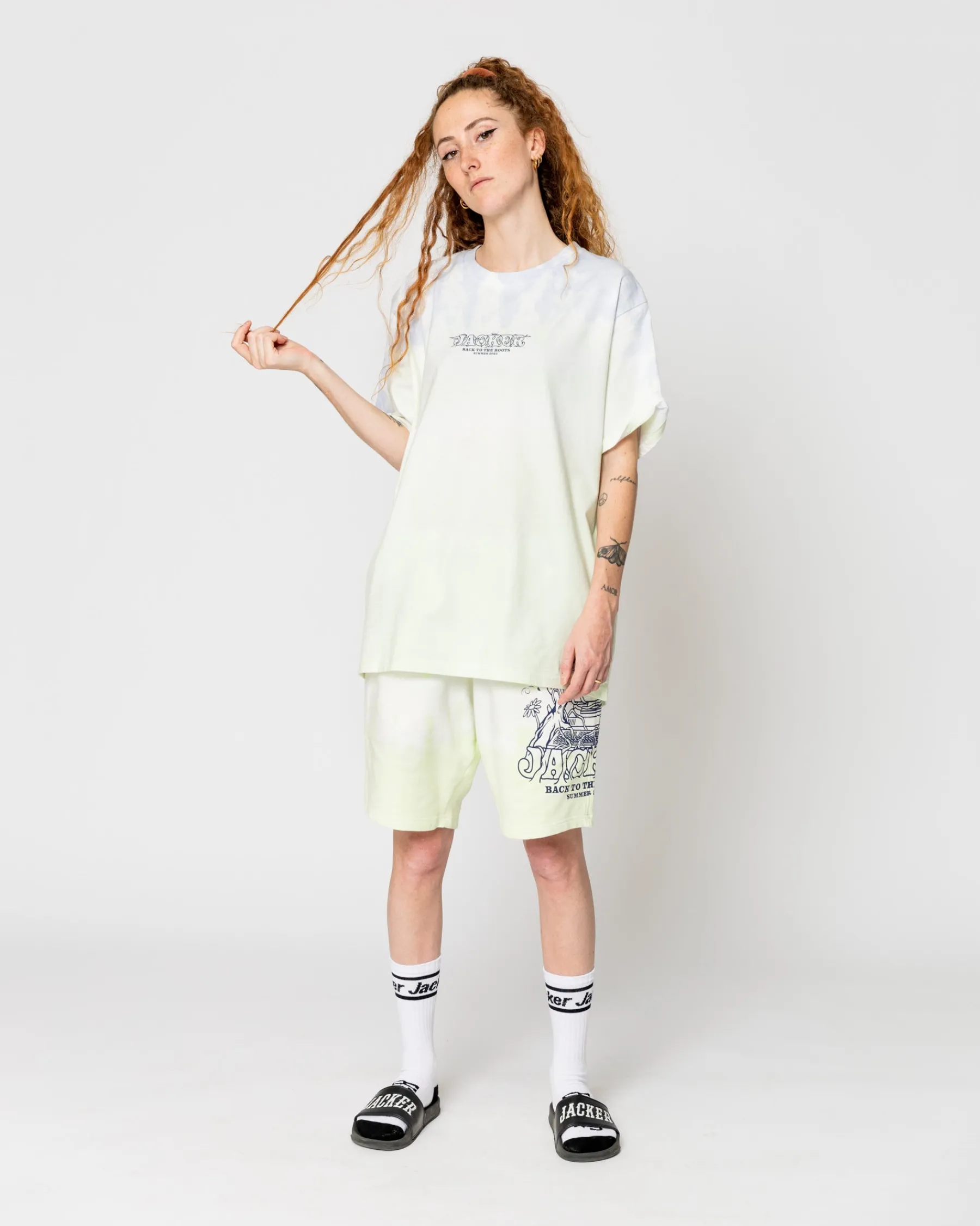 Pantalons & Shorts|JACKER NO SIGNAL - SHORT - TIE & DYE