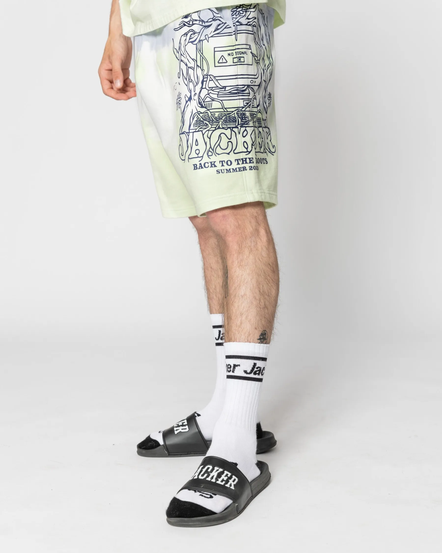 Pantalons & Shorts|JACKER NO SIGNAL - SHORT - TIE & DYE