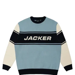 Knit|Sweats|JACKER OLYMPICO KNIT CREWNECK - BLUE