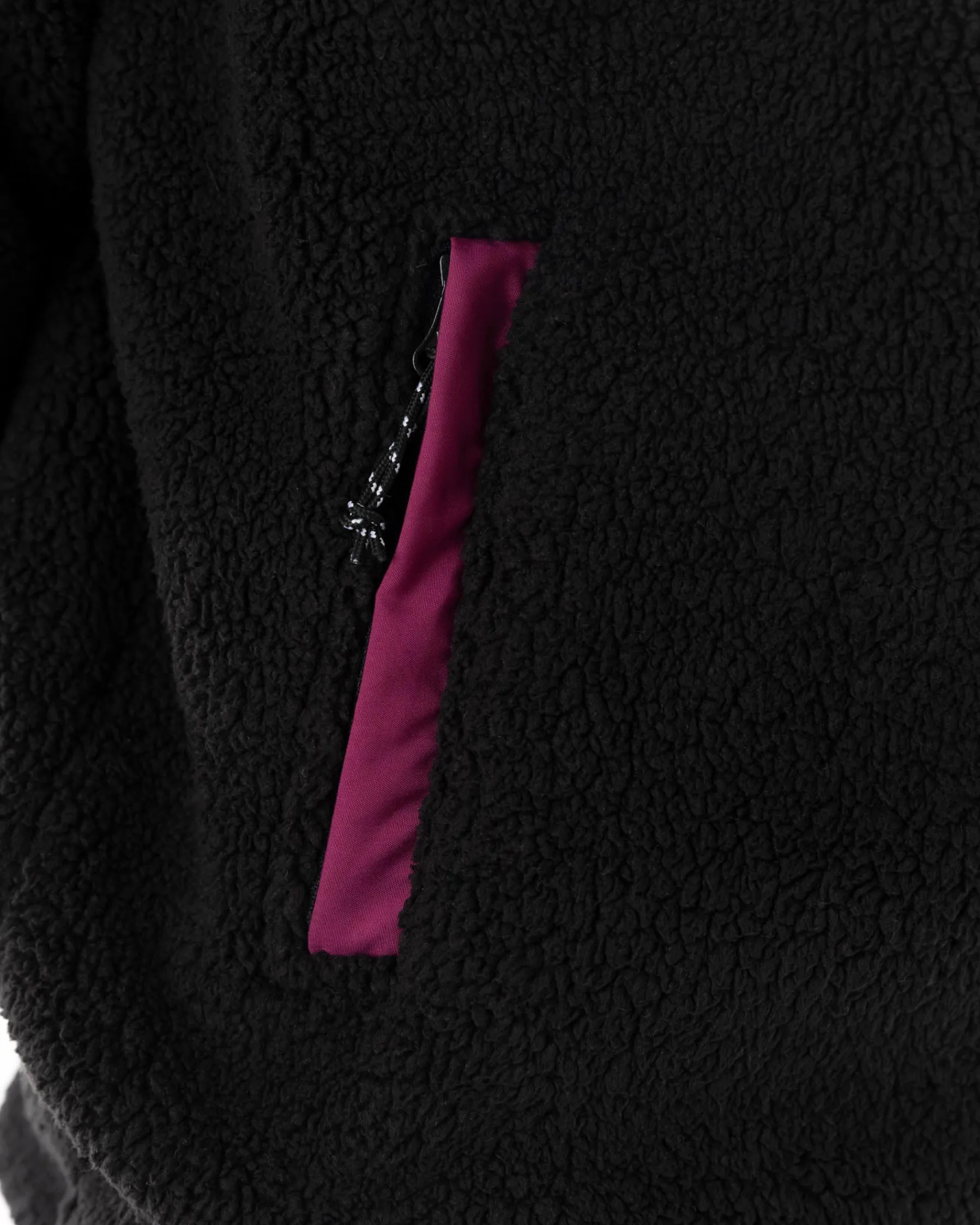 Vestes|JACKER OOTS SHERPA JACKET - PURPLE
