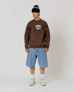 Sweats|JACKER ORCHESTRA CREWNECK - BROWN