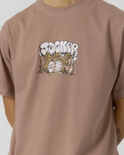 T-shirts|JACKER ORCHESTRA T-SHIRT - BROWN