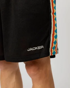 Pantalons & Shorts|Jersey|JACKER ORIENT EXPRESS SOCCER SHORT - BLACK