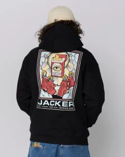 Sweats|JACKER PASSIO GARO HOODIE - BLACK