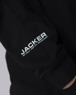 Sweats|JACKER PASSIO GARO HOODIE - BLACK