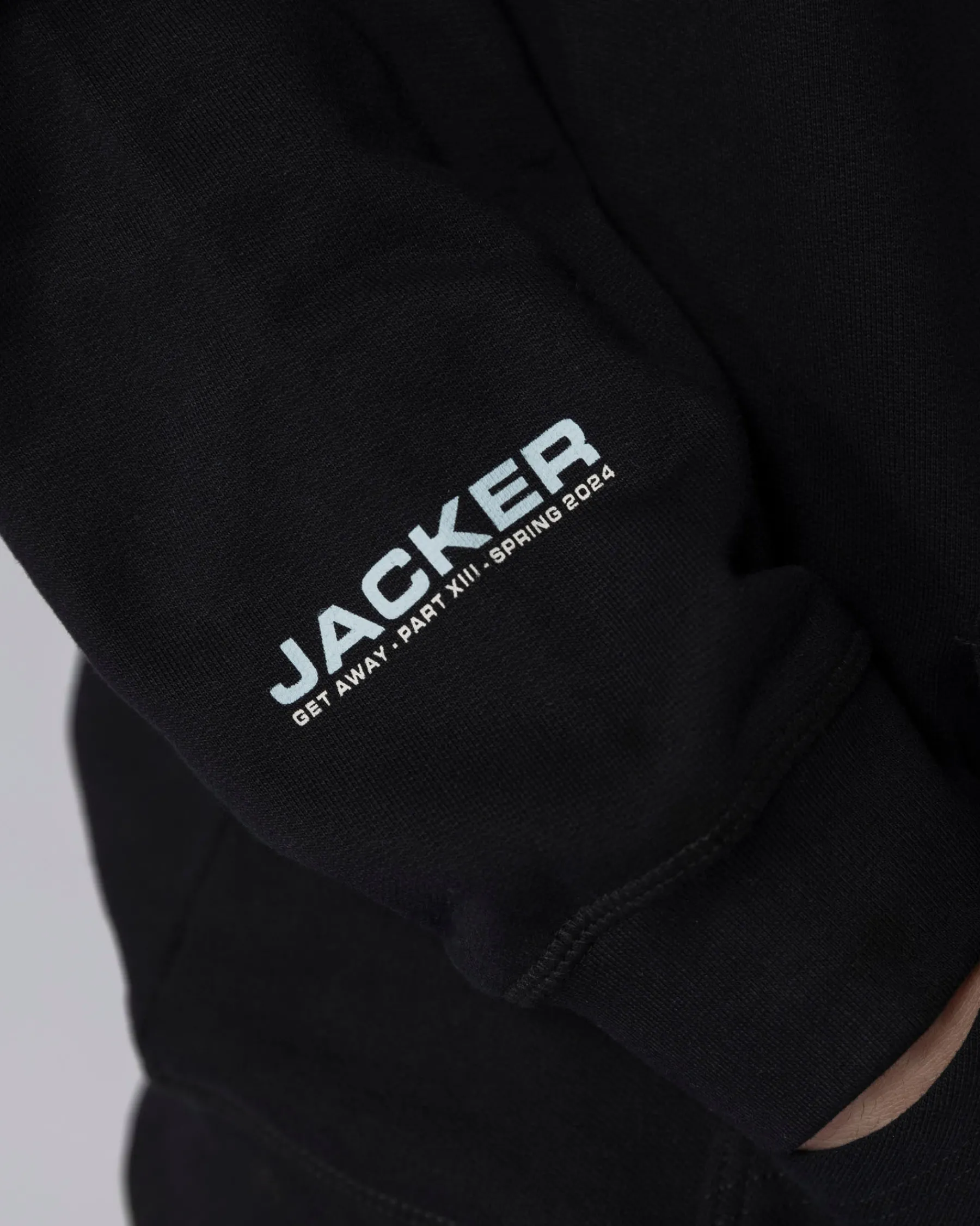 Sweats|JACKER PASSIO GARO HOODIE - BLACK