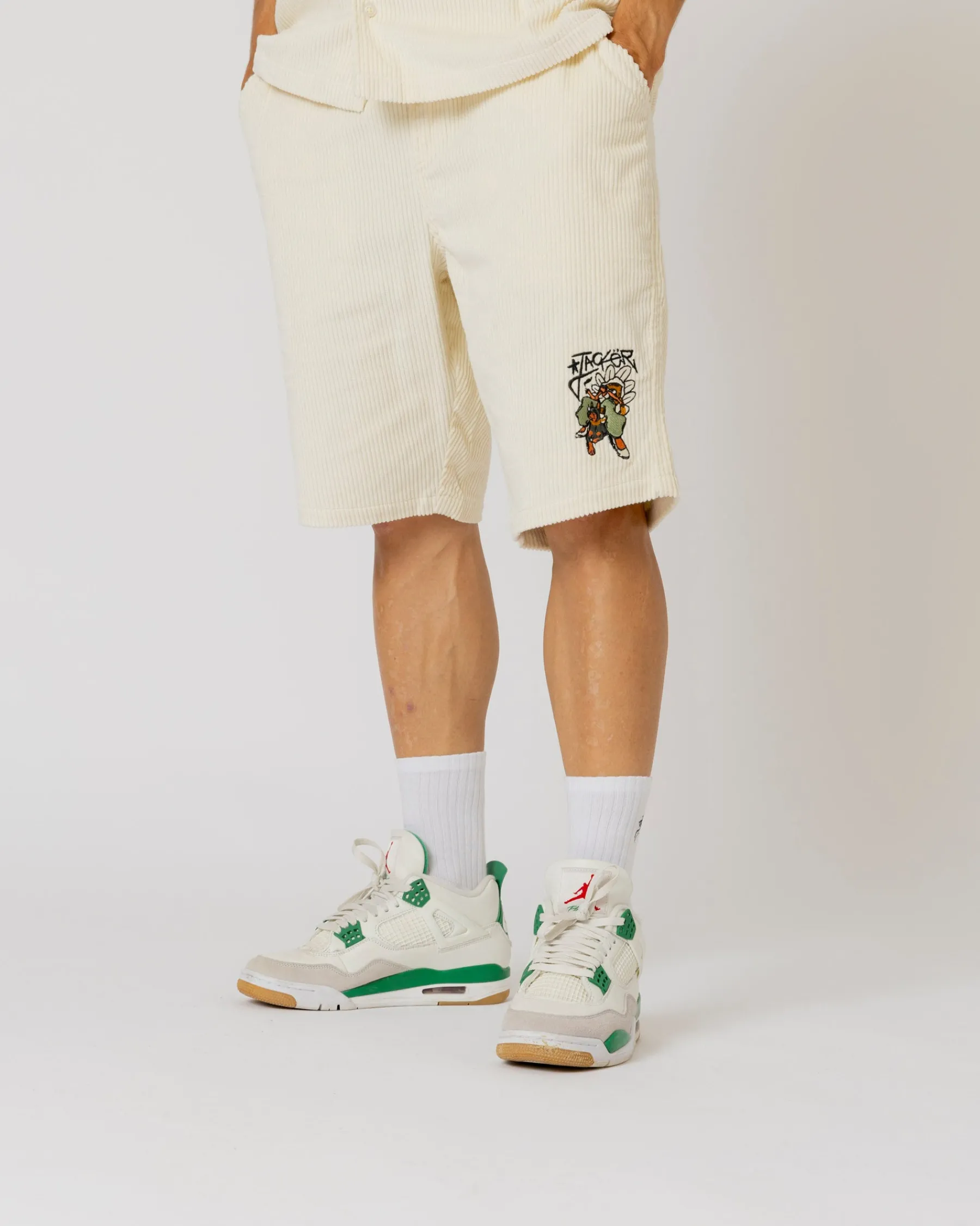 Pantalons & Shorts|JACKER QUEEN J SHORT - BEIGE