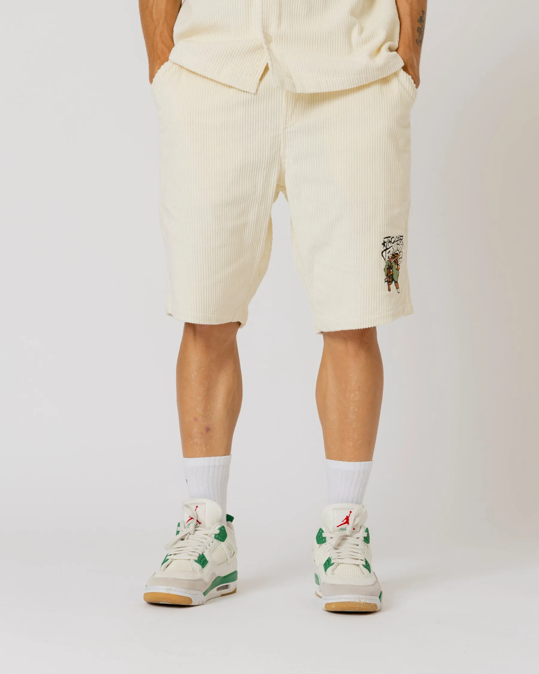 Pantalons & Shorts|JACKER QUEEN J SHORT - BEIGE