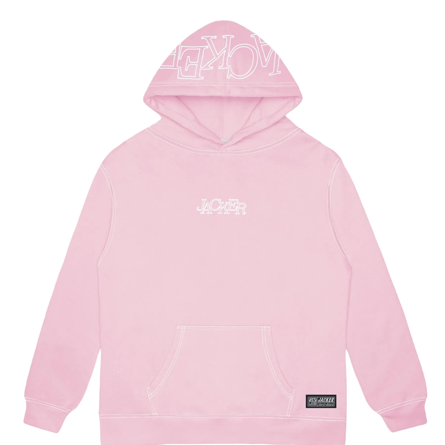 Sweats|JACKER SELECT CONTRAST HOODIE - PINK