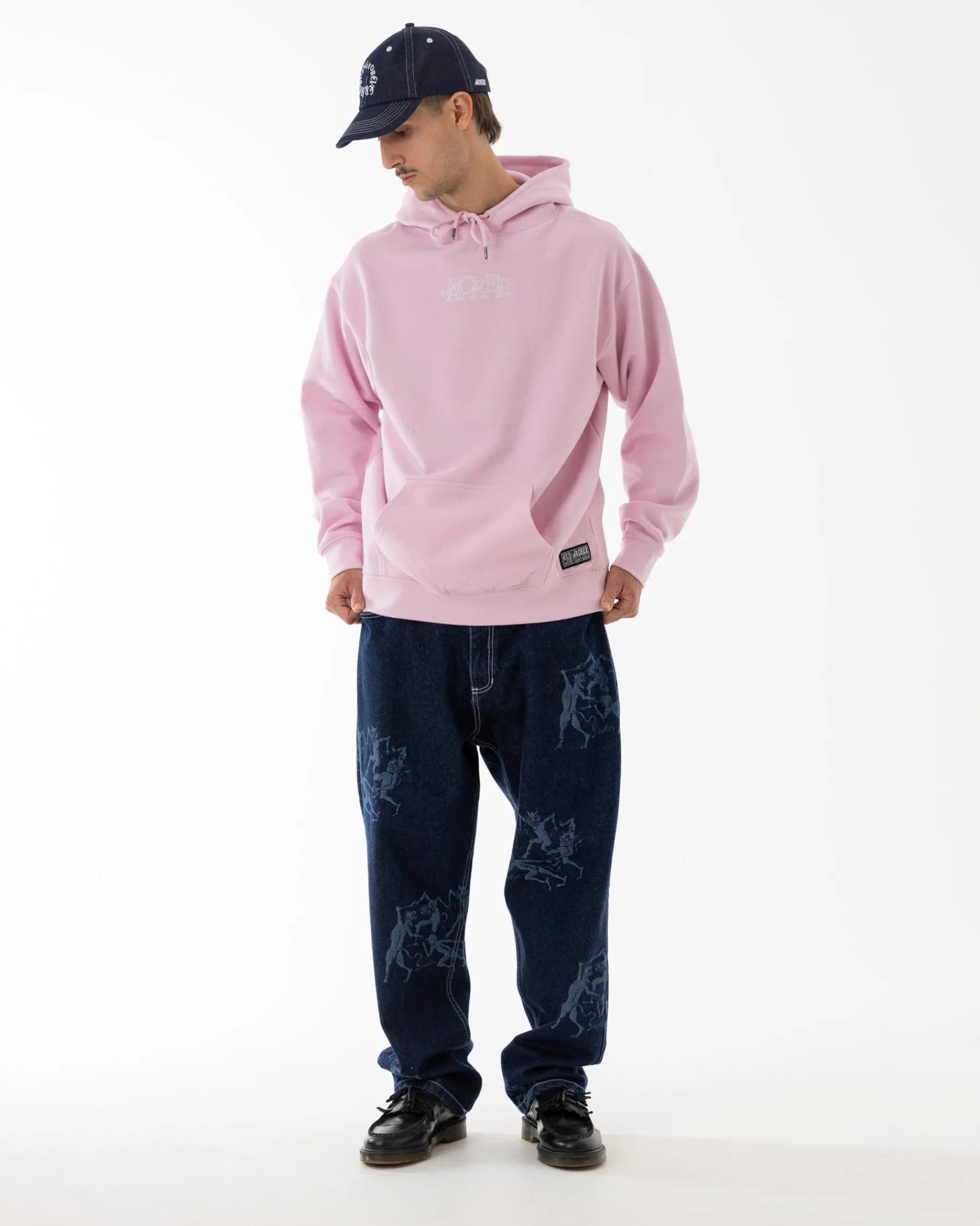 Sweats|JACKER SELECT CONTRAST HOODIE - PINK