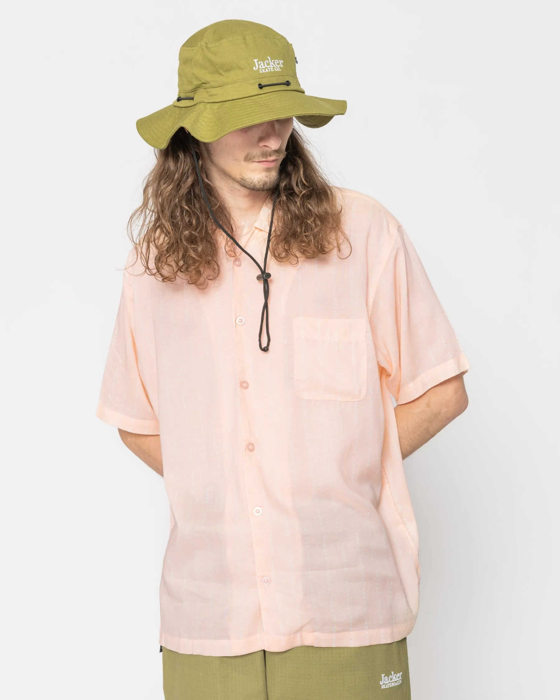 Chemises|JACKER SIGNAL - SHIRT - CORAIL