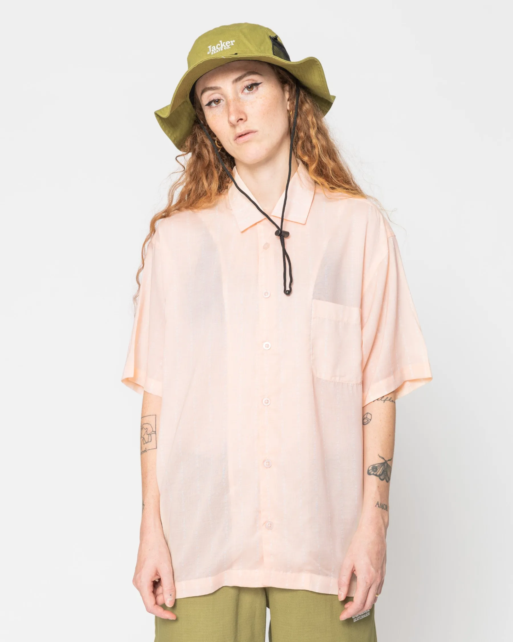 Chemises|JACKER SIGNAL - SHIRT - CORAIL