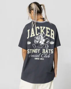 T-shirts|JACKER STINGY - T-SHIRT - NAVY