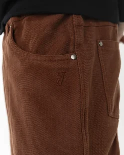 Pantalons & Shorts|JACKER 3 STRIPES PANT - BROWN