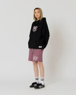 Pantalons & Shorts|JACKER SWELL LOGO SHORT - PURPLE