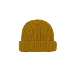 Headwear|JACKER TEAM LOGO - SHORT BEANIE - GOLD