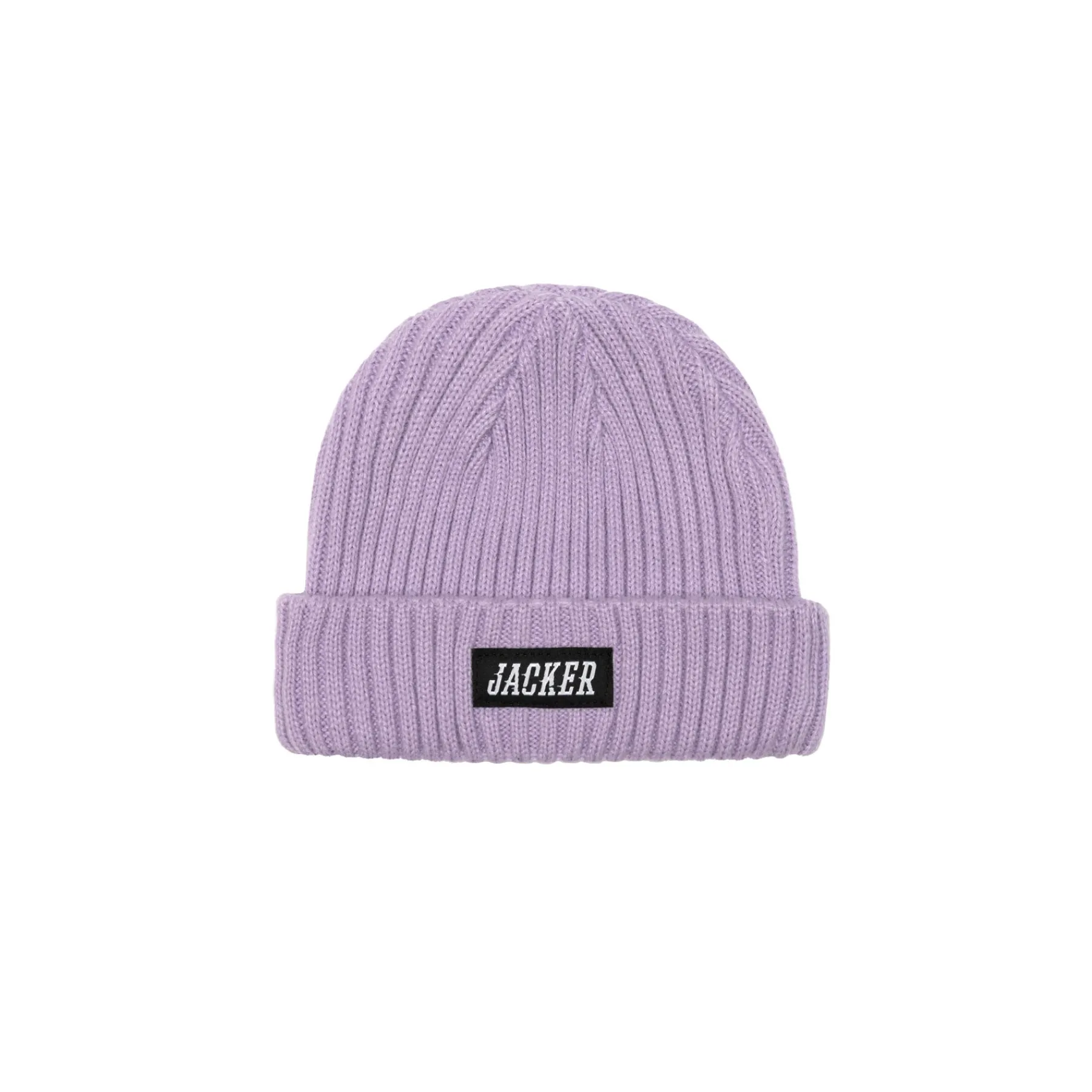 Headwear|JACKER TEAM LOGO SHORT BEANIE - LAVENDER