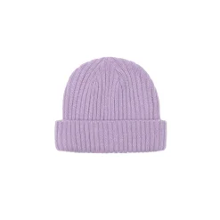 Headwear|JACKER TEAM LOGO SHORT BEANIE - LAVENDER