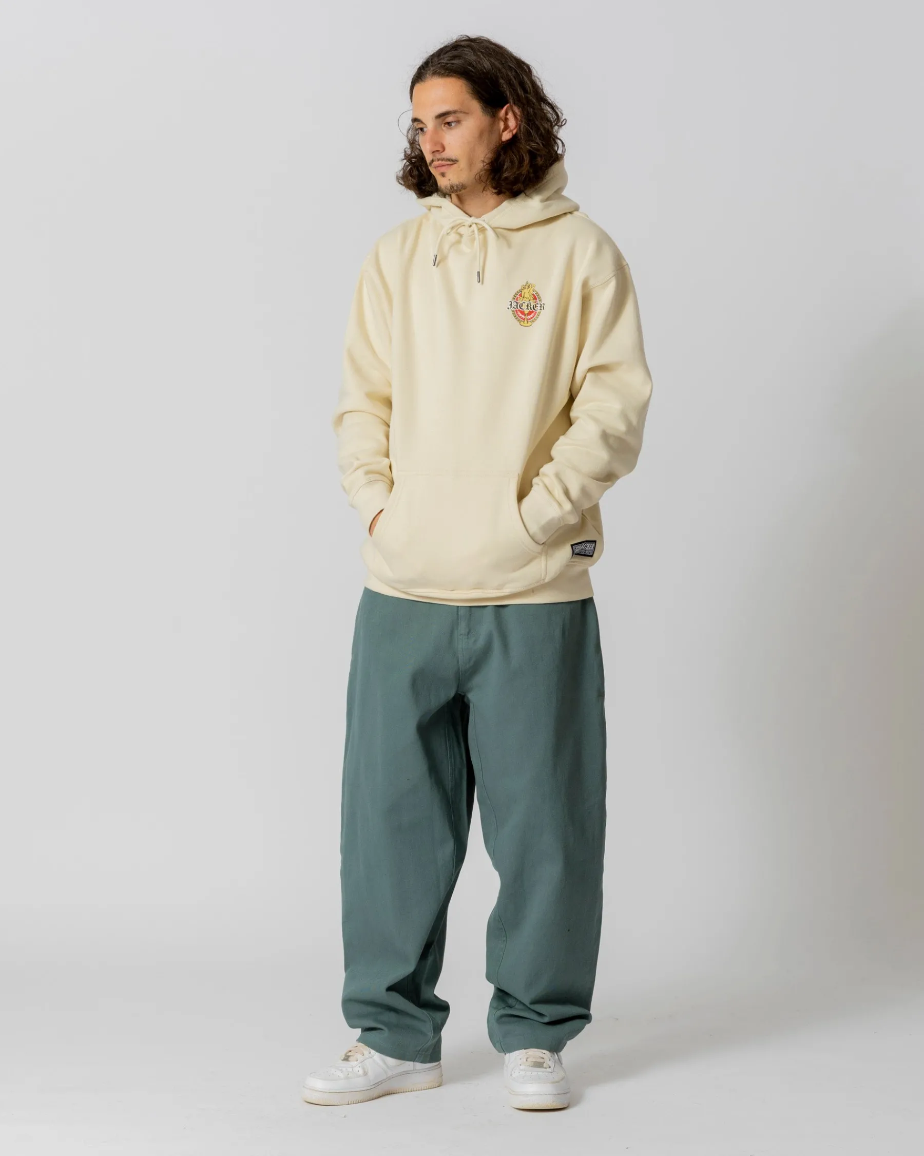 Sweats|JACKER TROIS GRACES HOODIE - BEIGE