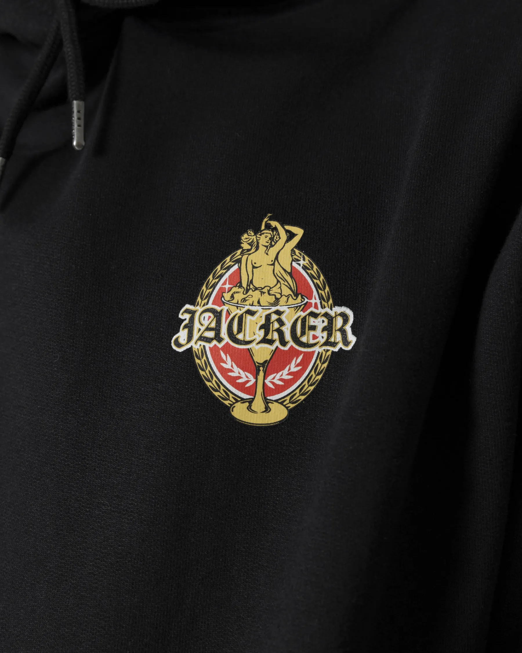 Sweats|JACKER TROIS GRACES HOODIE - BLACK