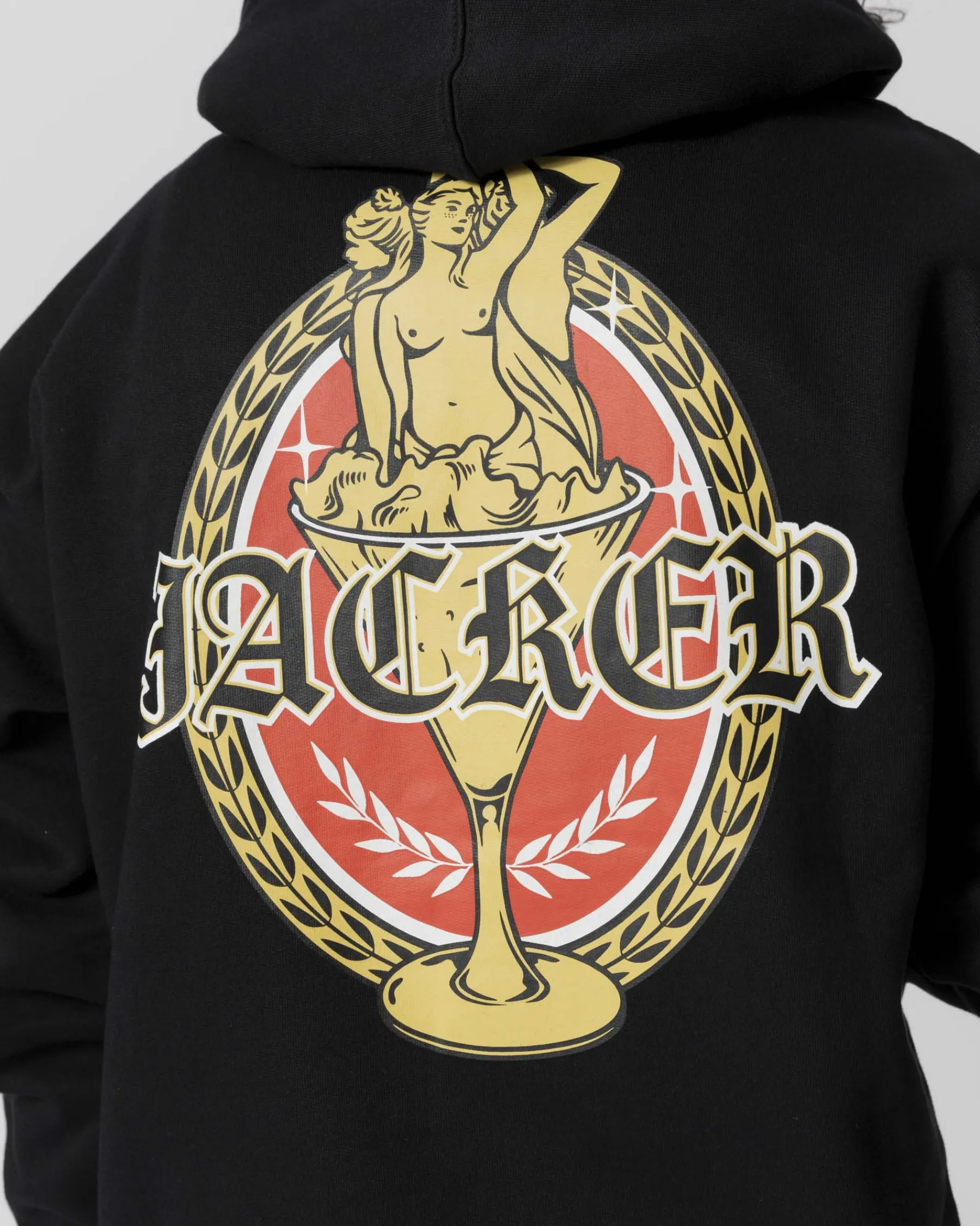 Sweats|JACKER TROIS GRACES HOODIE - BLACK
