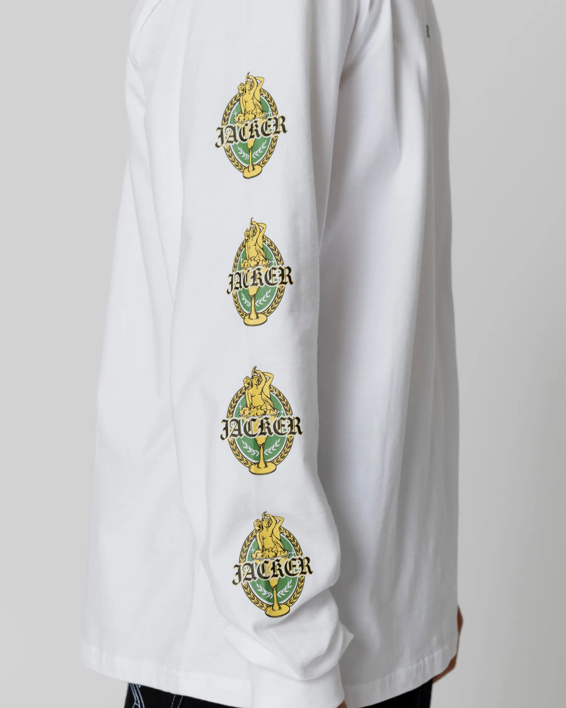 Long Sleeves|T-shirts|JACKER TROIS GRACES LONG SLEEVES - WHITE