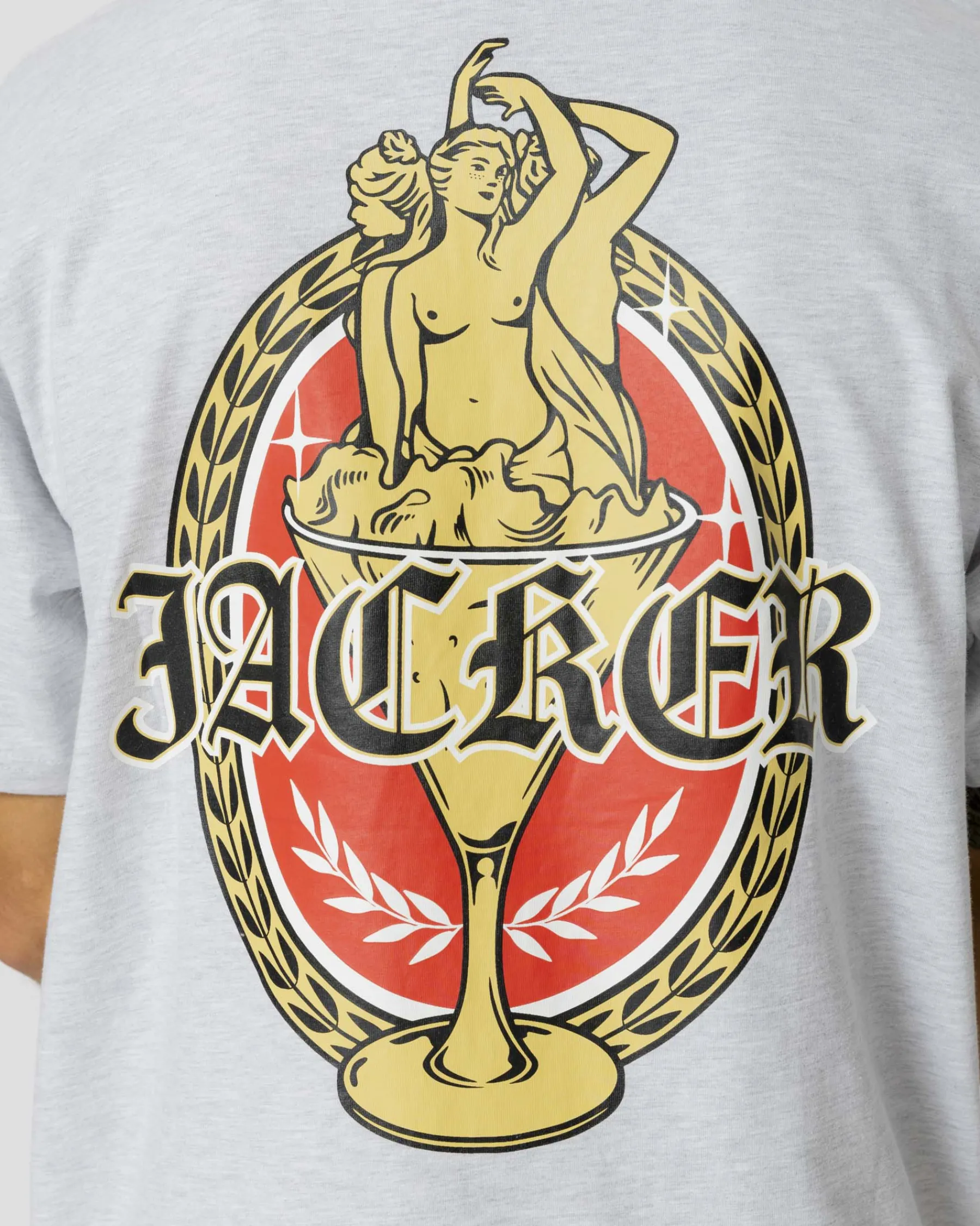 T-shirts|JACKER TROIS GRACES T-SHIRT - HEATHER GREY