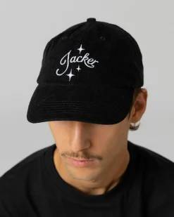 Headwear|JACKER VACATION CORDUROY CAP - BLACK