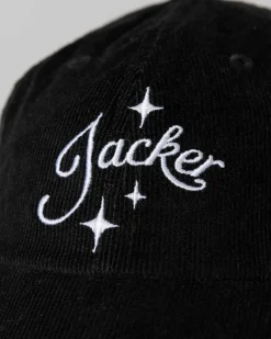 Headwear|JACKER VACATION CORDUROY CAP - BLACK