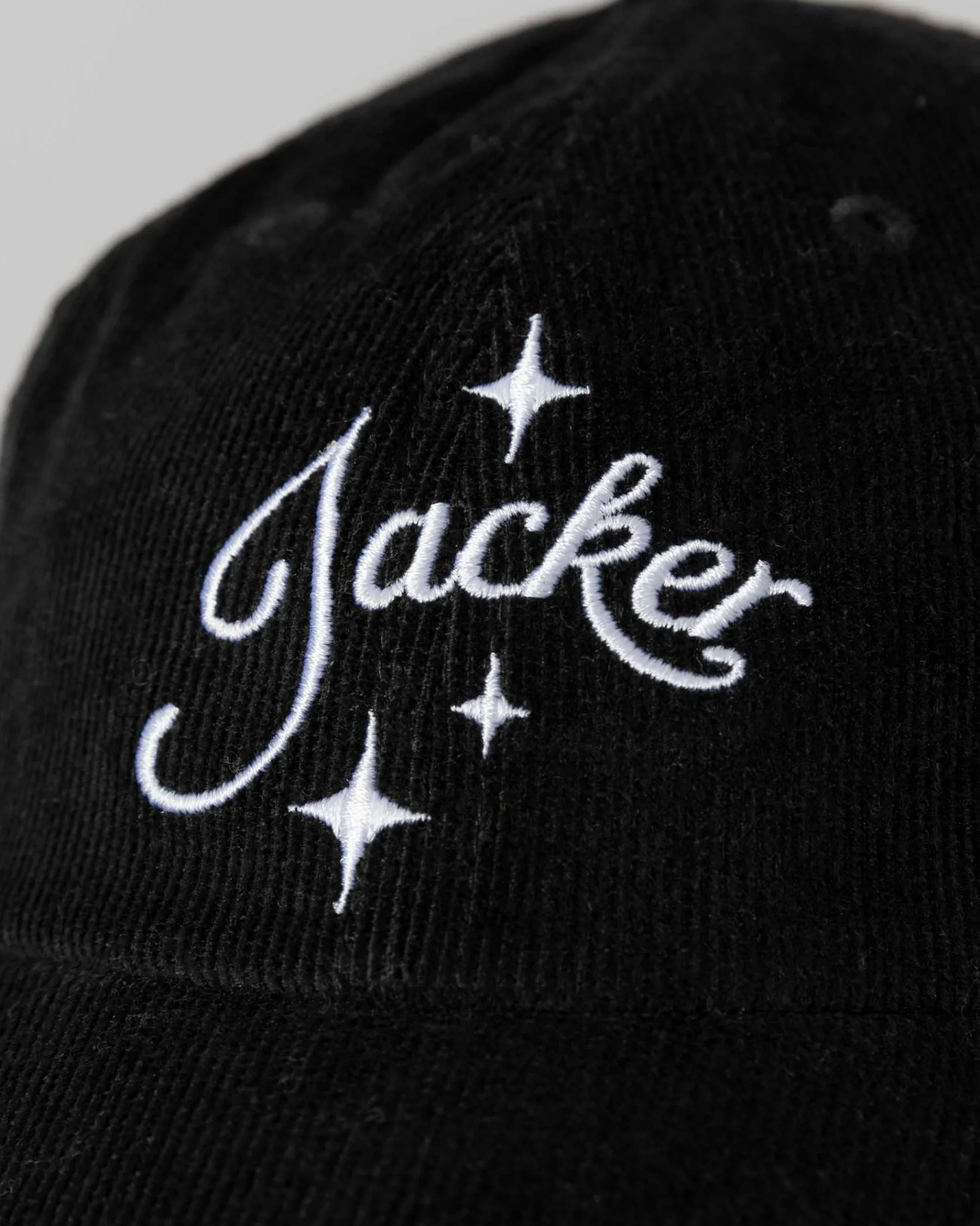 Headwear|JACKER VACATION CORDUROY CAP - BLACK