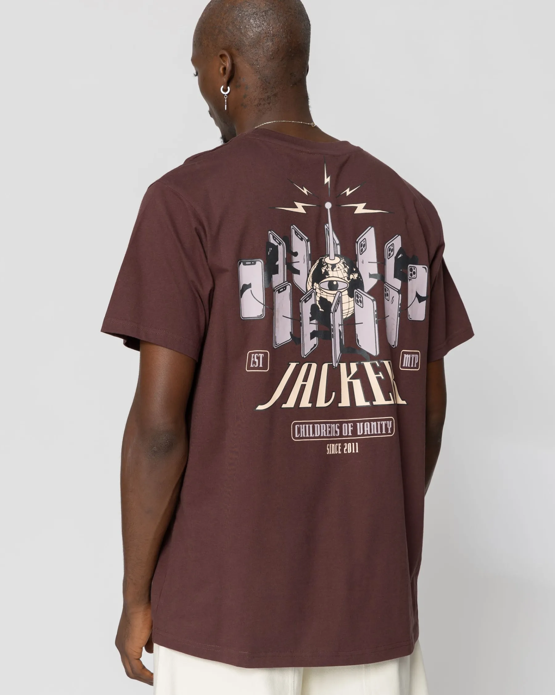 T-shirts|JACKER VANITY - T-SHIRT - BROWN