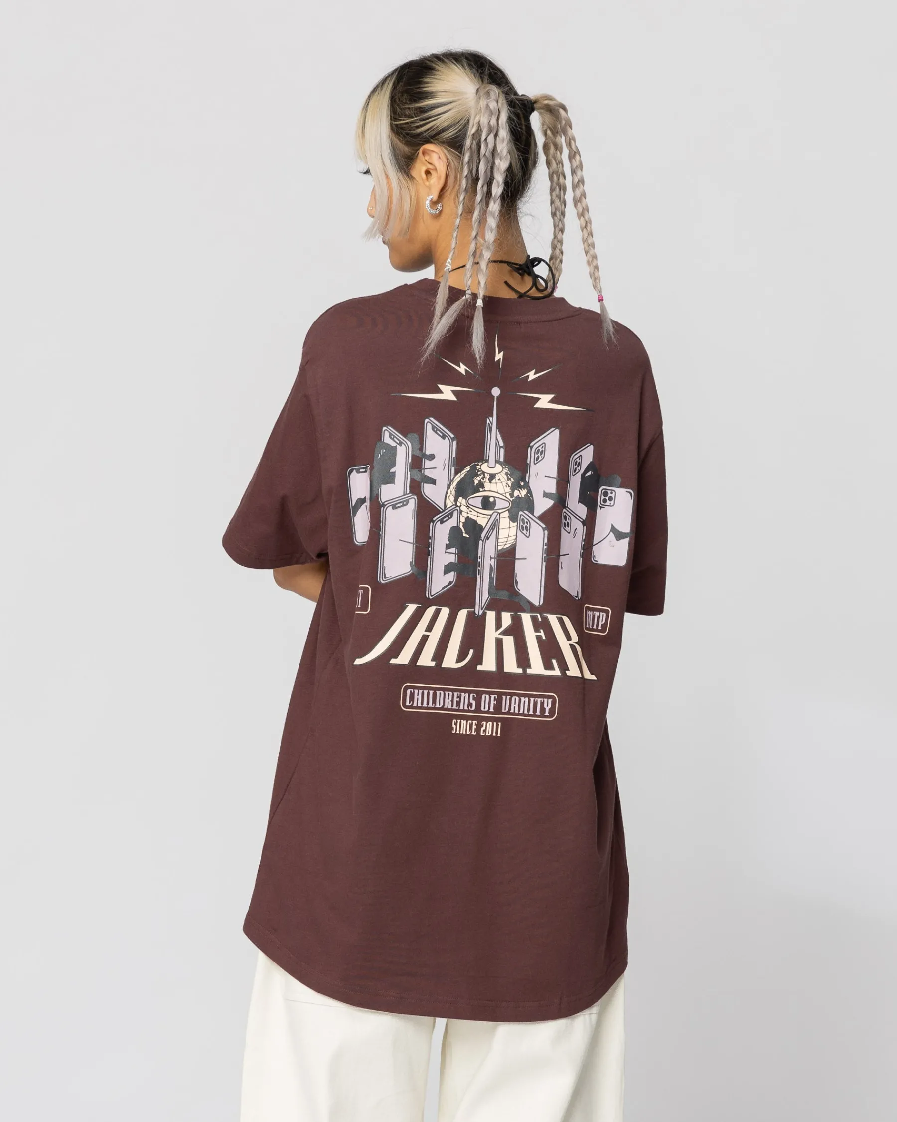 T-shirts|JACKER VANITY - T-SHIRT - BROWN