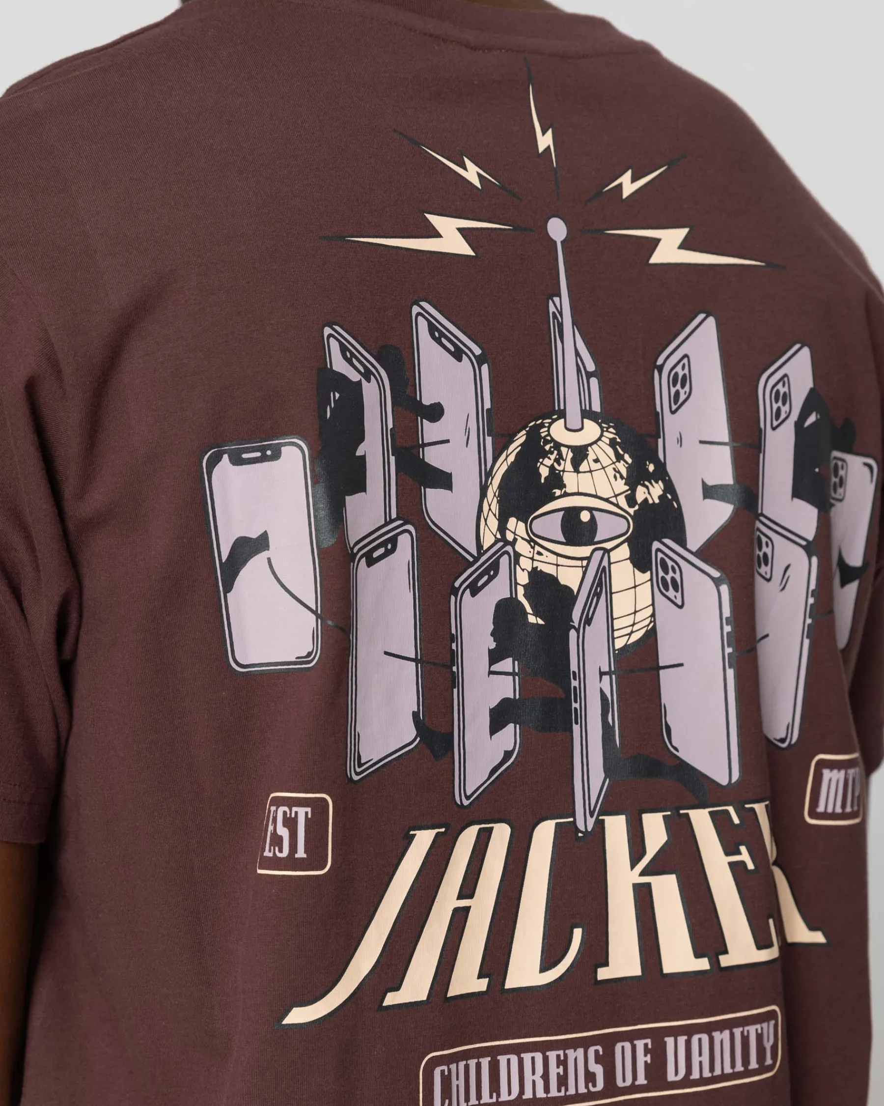 T-shirts|JACKER VANITY - T-SHIRT - BROWN