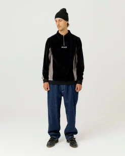 T-shirts|Polos|JACKER VELVET POLO - BLACK