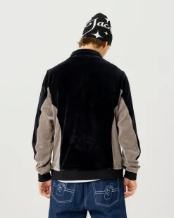 T-shirts|Polos|JACKER VELVET POLO - BLACK