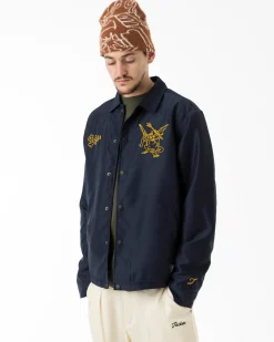 Vestes|JACKER WANTON POLY JACKET - NAVY