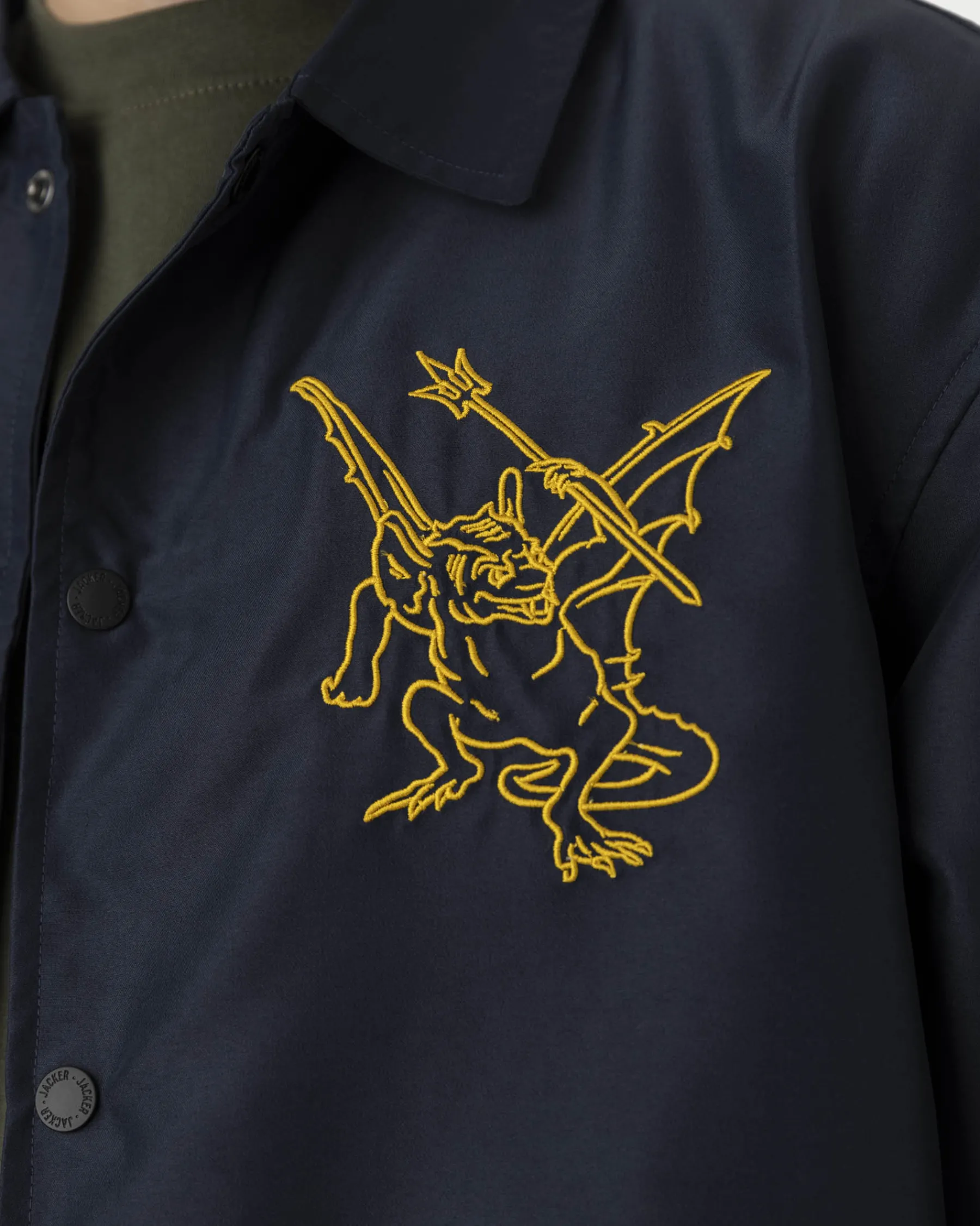 Vestes|JACKER WANTON POLY JACKET - NAVY