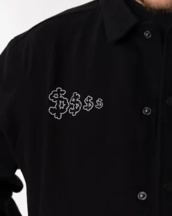 Vestes|JACKER WANTON TWILL JACKET - BLACK