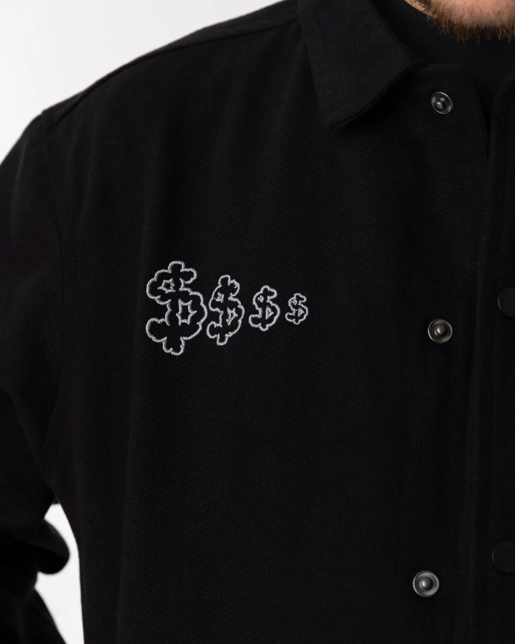 Vestes|JACKER WANTON TWILL JACKET - BLACK